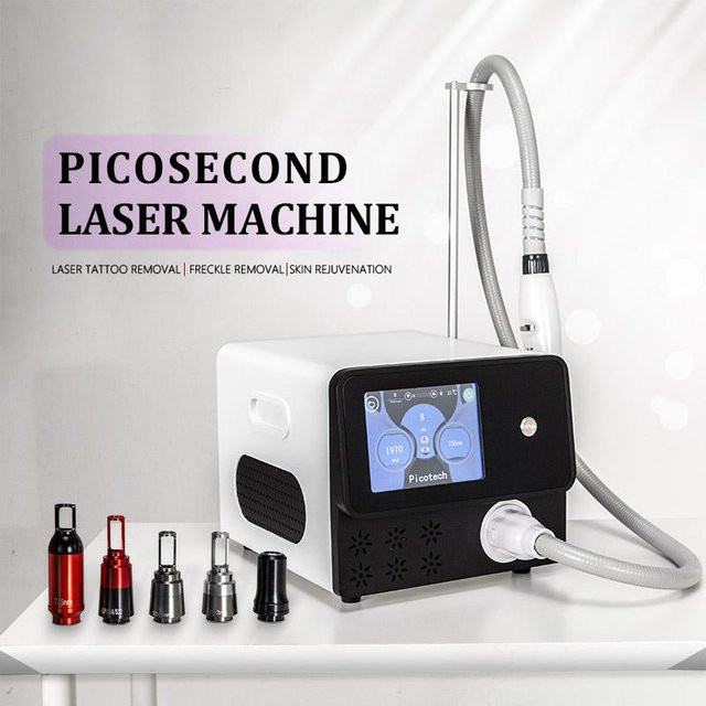 TAIXL Nd Yag Laser Tattoo Entfernung Carbon Peeling Maschine, Weiß, Unisex - Bild 1