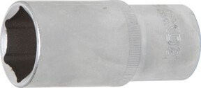BGS Steckschlüssel-Einsatz Sechskant tief 10567, Antrieb 1/2 Zoll, SW 27 mm, Silber - Bild 1