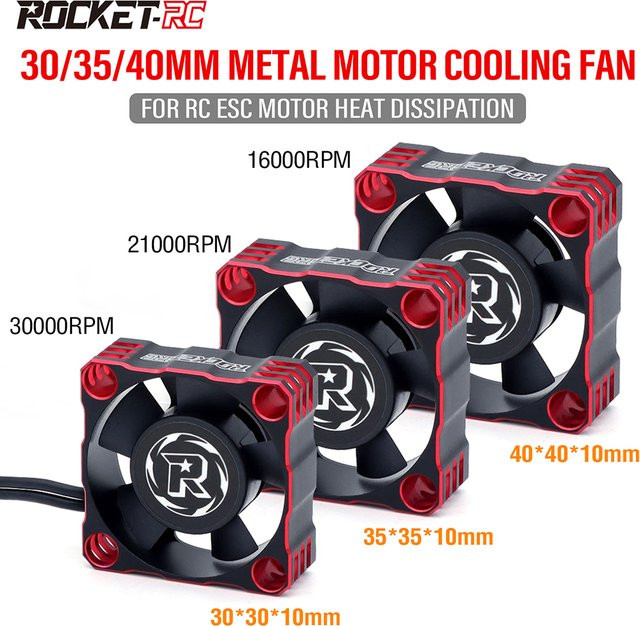 Raketen-RC-Metall Kühlventilator, a3 Version, Aluminium Rahmen - Bild 1
