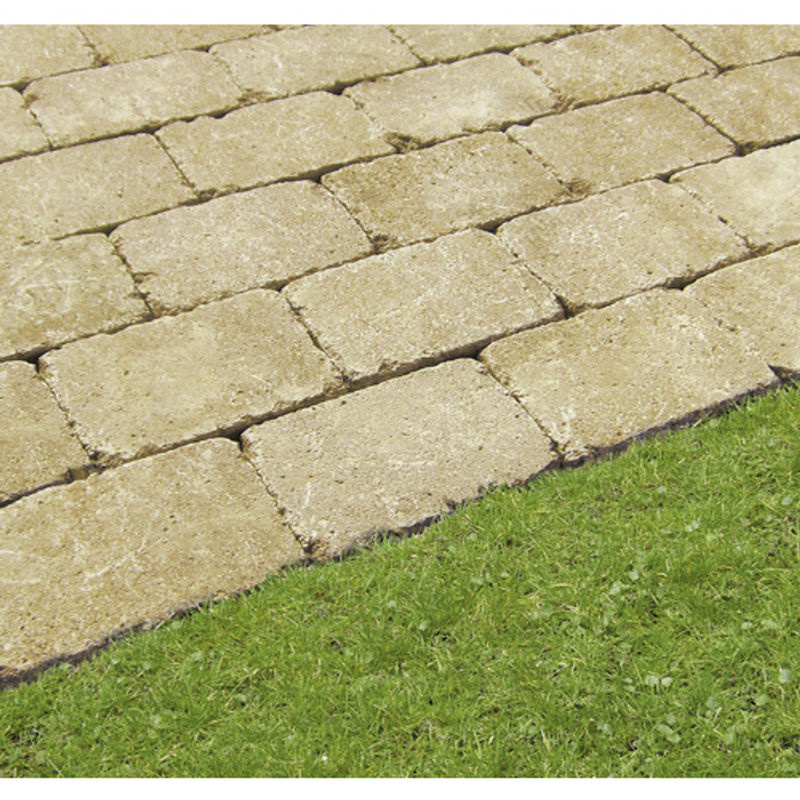 Diephaus Pflasterstein in Sandstein-Optik aus Beton, beige, B/T/H: 21 x 28 x 7 cm - Bild 3
