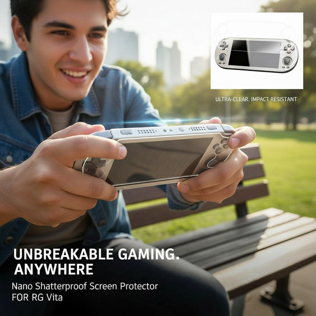 Anbernic RG Vita Pro Schutzfolie für Handheld-Spielkonsolen, transparent - Bild 1