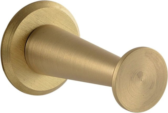 Simausrom Mantelhaken Medellot Platte, Messing Matt Lackiert, Durchmesser: 30 mm, Tiefe: 53 mm - Bild 1