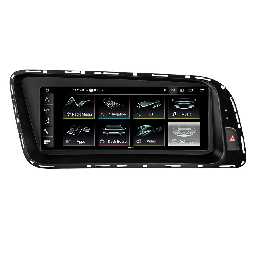 MEKEDE Android Auto Wireless CarPlay Autoradiosystem für Audi Q5 Q5L 2010-2017, 4G Wifi, GPS, Audio DSP Multimedia-Player, Schwarz - Bild 2