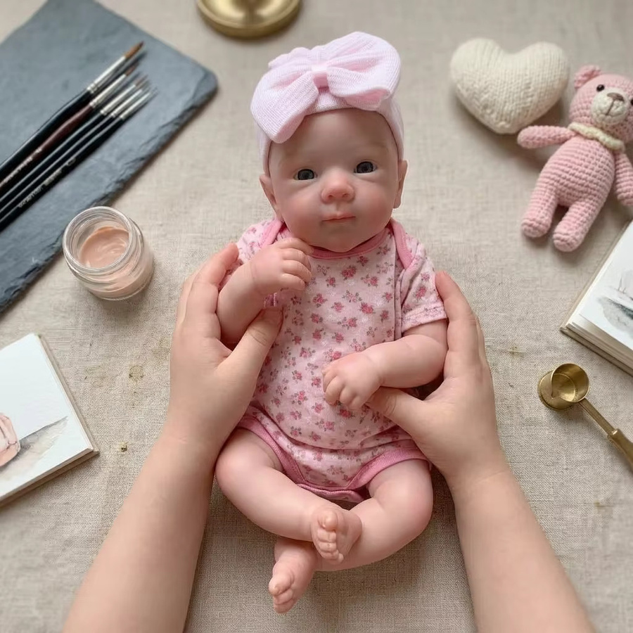 OtardDolls Bettie Silikon-Babypuppe, 18 Zoll, Silikon, Rosa - Bild 6