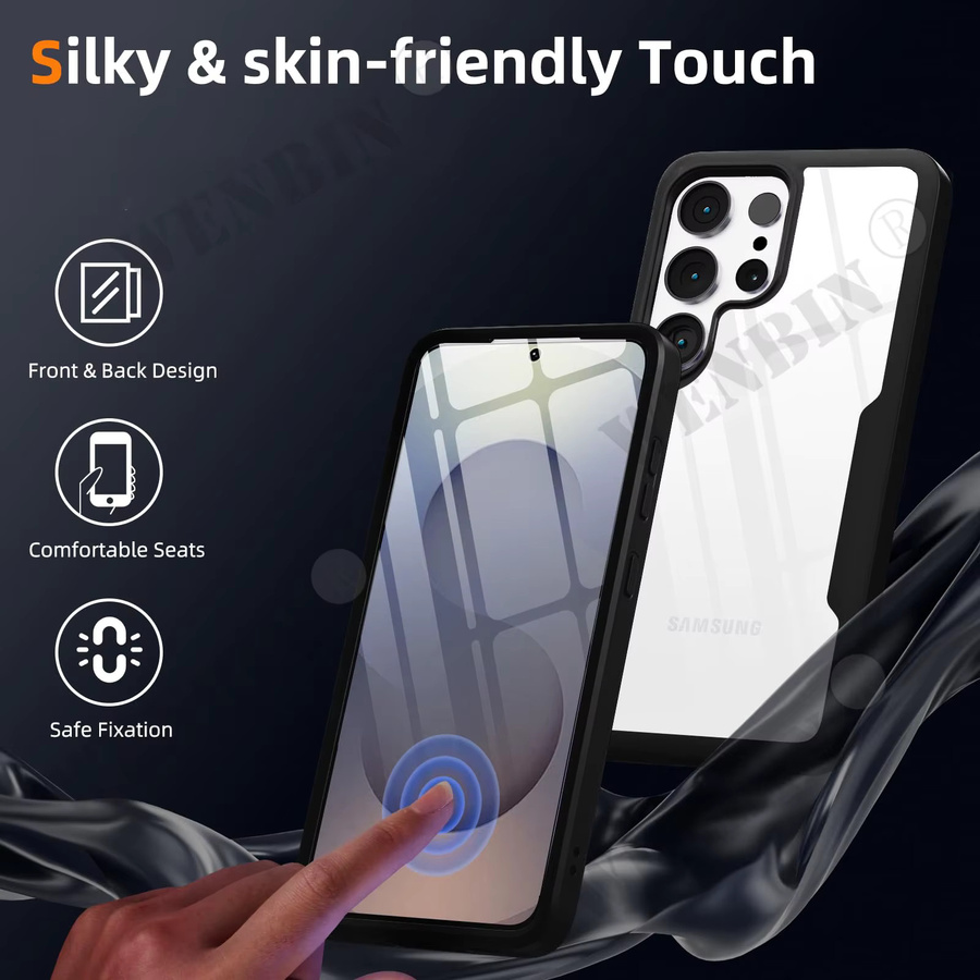 Vollschutz-Hülle für Samsung Galaxy S26 S25 S24 Ultra FE A57 A37 A27 A17 5G in Schwarz und Blau - Bild 5