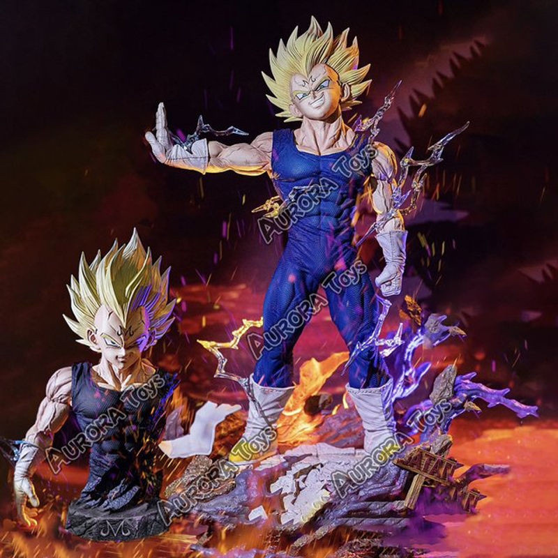 Bandai Dragon Ball Z Majin Vegeta Anime Figur aus PVC, mehrfarbig, Höhe: 32 cm - Bild 1