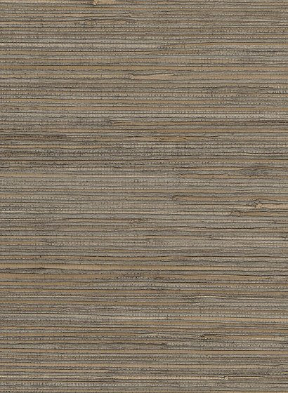 Eijffinger Carta da parati Natural 20 Tapete aus Naturfasern in Dunkelbeige und Grün - Bild 1