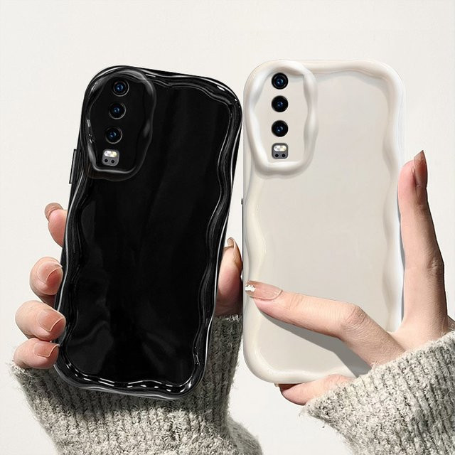 Huawei P30 Handyhülle Wave Soft Case Cover aus transparentem TPU für ELE-L29, ELE-L09, ELE-L04 - Bild 1