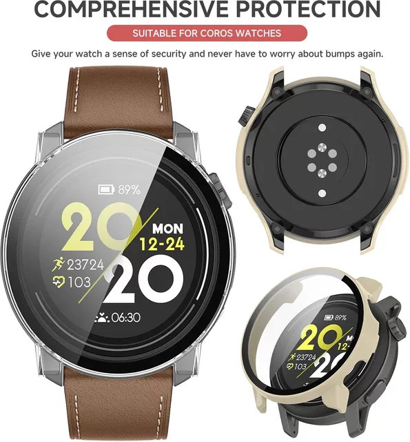 Displayschutzfolie aus gehärtetem Glas für Coros Pace 3, Pace 2 - Bild 1