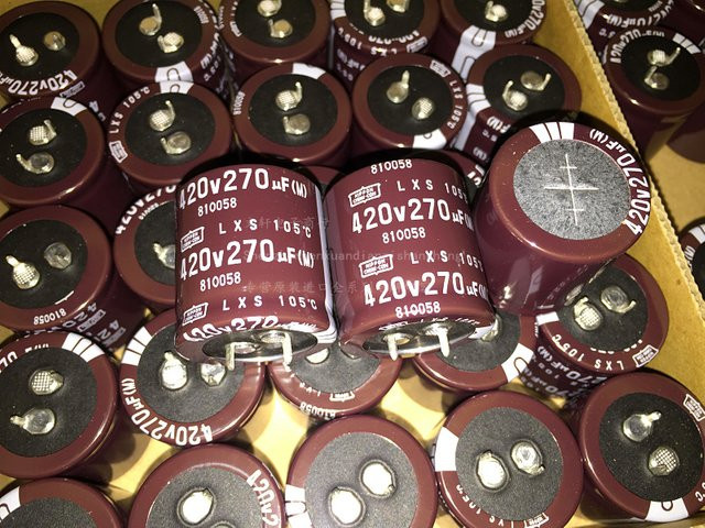 Nippon NCC LXS Serie Aluminium Elektrolytkondensator 270uf 420v Durchmesser: 30 mm - Bild 1