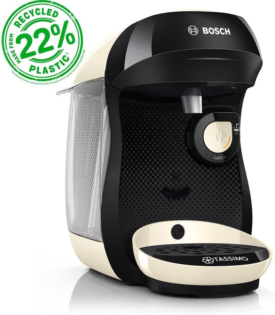 Bosch Tassimo Happy TAS107E Kapselmaschine in Beige und Schwarz - Bild 4