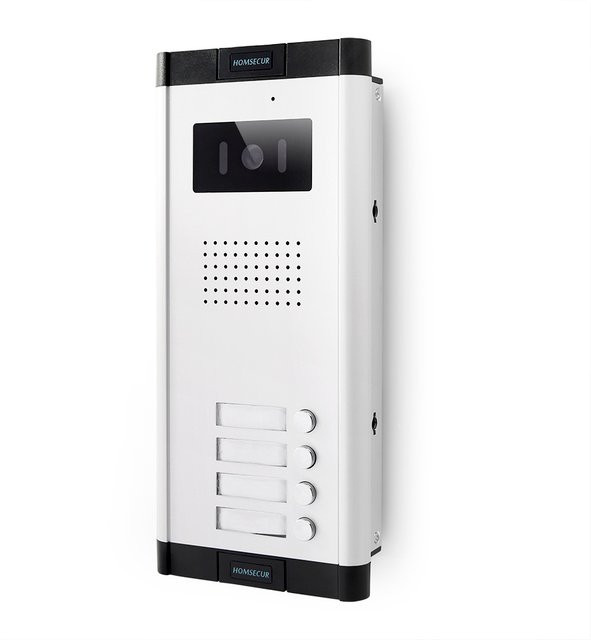 HOMSECUR 520C-4 Türklingelkamera für HDS Video-Türsprechanlagen zur Nutzung in 4 Familien - Bild 1