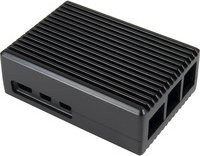 Inter-Tech ODS-739 Raspberry Alu Case Gehäuse in Schwarz - Bild 1