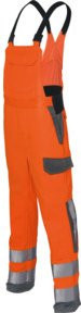 Kübler Latzhose PROTECTIQ HIGH VIS ARC2 PSA 3 in Warnorange/Anthrazit Form 3394 Größe 98 - Bild 1