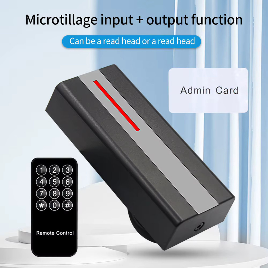 Asia-Teco RFID-Kartenleser Proximity Zugangskontrollmaschine IP68 Wasserdicht in Schwarz mit 3000 Benutzerkapazität und Wiegand-Eingang/Ausgang - Bild 3