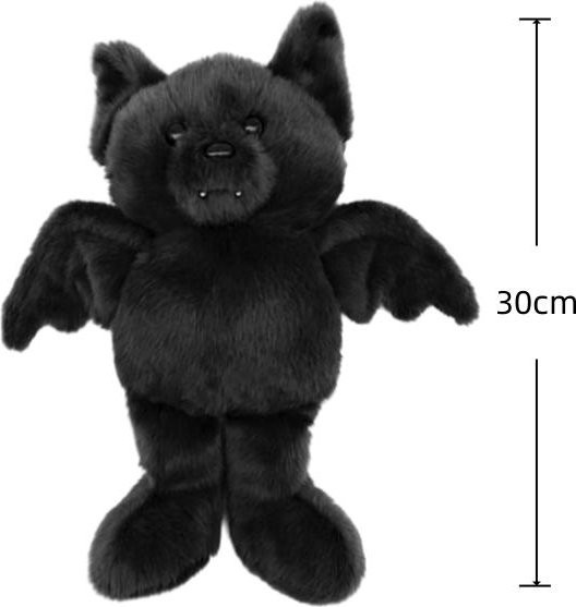 Treasuringu Ozzy Osbourne Fledermaus, Plüschtier, Schwarz, 25cm, ab 14 Jahren - Bild 1