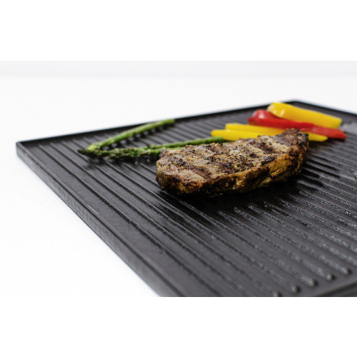 Char-Broil Universal-Grillplatte aus Gusseisen in Schwarz, B/T: 38 x 39 cm - Bild 2