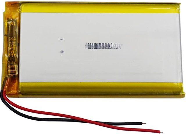 XINJ Li-Pol Li-Ion Akku mit JST 2Pin Anschluss, 3.7V, 2500mAh, 9.25Wh für GPS, E-Book, Kamera und Tablet - Bild 1