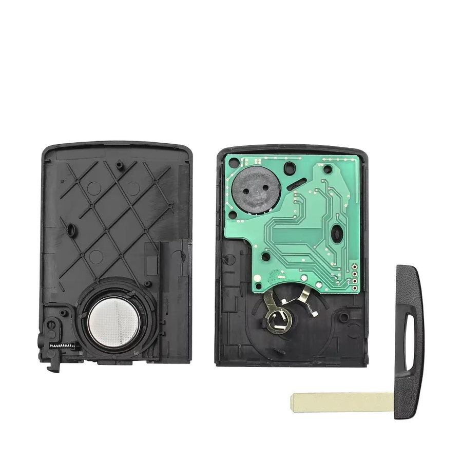 KEYYOU Keyless Smart Card Freisprecheinrichtung für Renault Megane Fluence Laguna Scenic Clio Captur Koleos mit 433 MHz ID46 Chip in Schwarz - Bild 2