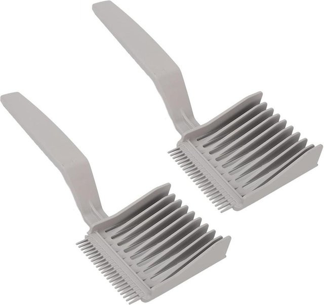 Topfactory Barber Fade Combs Haarschneidekamm, 2 Stück, grau - Bild 1