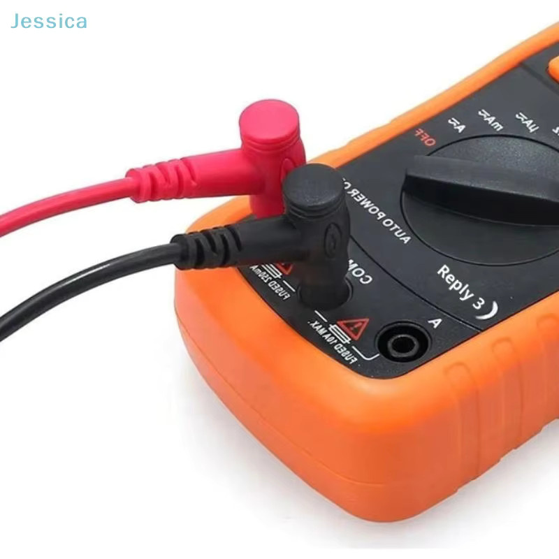 Multifunktionale Multimeter-Messleitungen mit Krokodilklemmen als Zubehör für Kondensator-Testklemmen in Rot - Bild 4