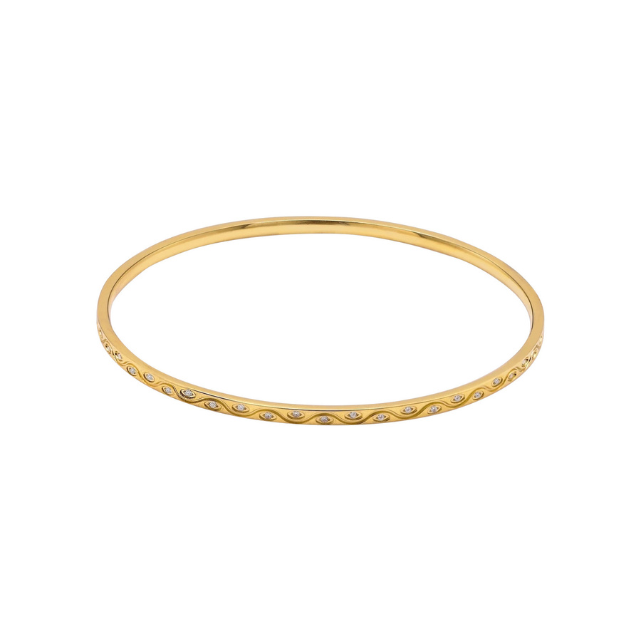 Heideman Armband, Edelstahl, Gold, Kristall, Zirkonia, Damen - Bild 1