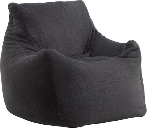 Mömax Sitzsack Storvik in Graphitgrau aus Stoff mit EPS-Polystyrol-Perlen