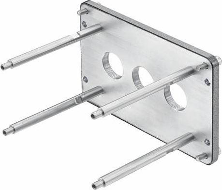 HARTING Montagedeckel 19401489828 aus Aluminium in Silber - Bild 1