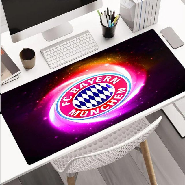 Celest Bazaar C Mauspad mit Bayern München Logo Design, Multicolor, B/T: 80 x 30 cm - Bild 1