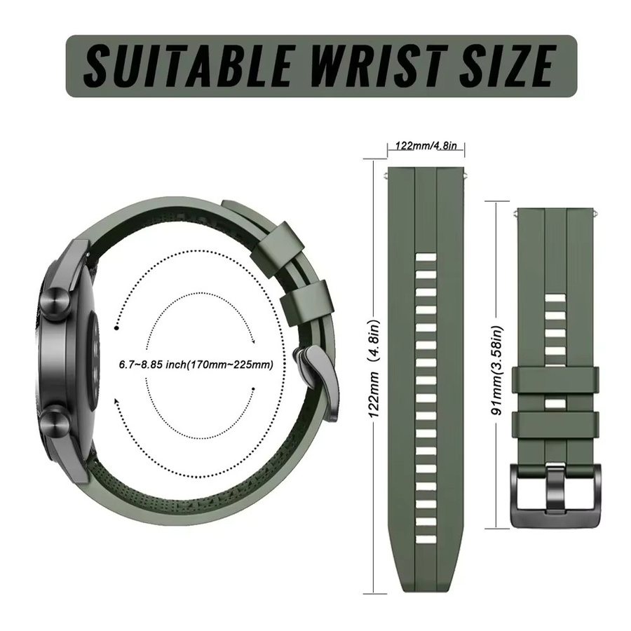 NEY Uhrenarmband Silikon, Schwarz, Unisex - Bild 4