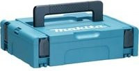 Makita MAKPAC Gr. 1 Universal Werkzeugkoffer unbestückt, Blau, B: 39,5 cm, T: 29,5 cm, H: 11,0 cm - Bild 1