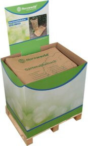 floraworld Gartenabfallsack PapierClassic FWDisplay aus Kraftpapier in Braun - Bild 1