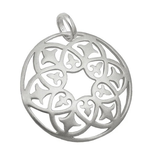 Colfem Anhänger, 925 Silber, mattiert, Unisex - Bild 1
