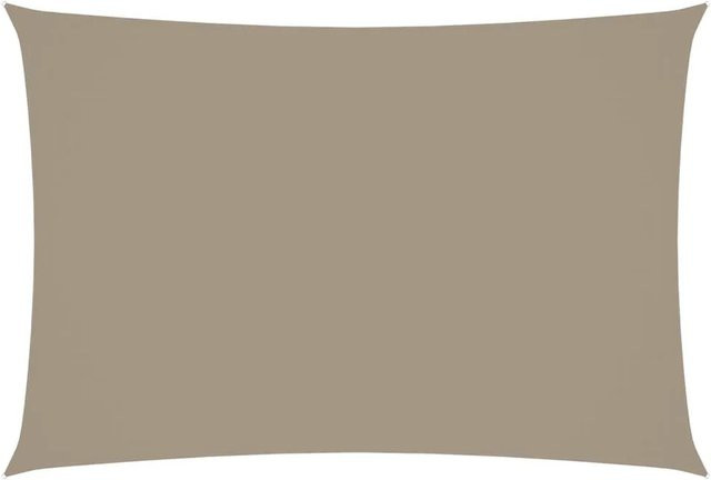 Furnicato Sonnensegel aus PU-beschichtetem Oxford-Gewebe, rechteckig, Taupe - Bild 1