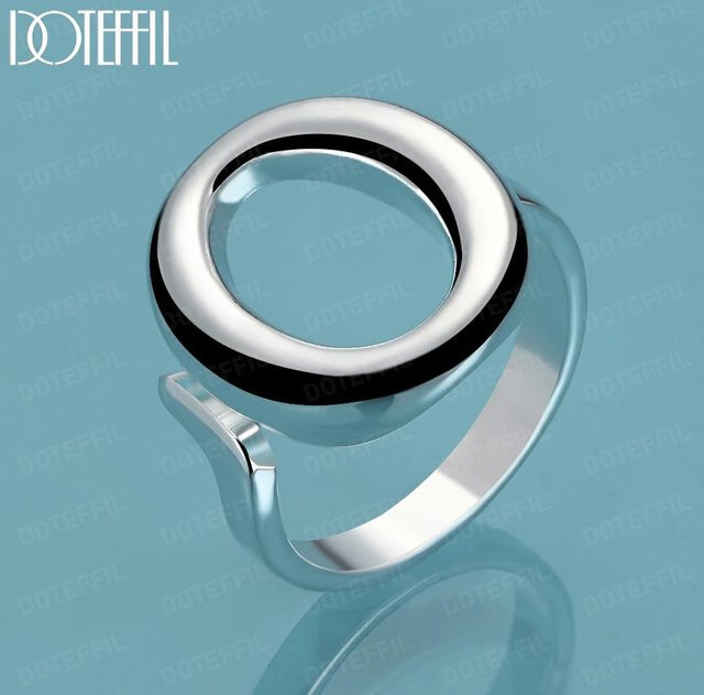 DOTEFFIL Ring 925 Silber, grau, Damen - Bild 1