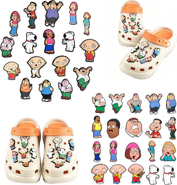 Hot Toys Schuh-Charms, Cartoon-Familie, Unisex - Bild 1