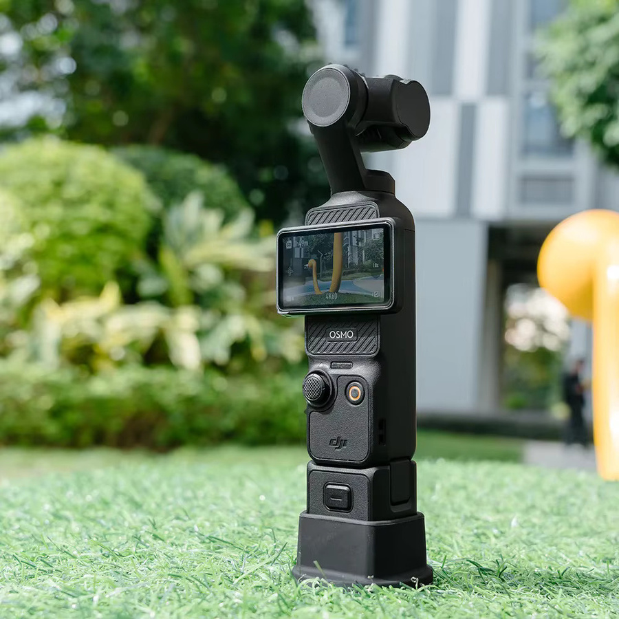 DJI Desktop-Ständerhalterung für Osmo Pocket 4 und Pocket 3, Handheld-Gimbal-Stützadapter mit rutschfester Basis, Schwarz - Bild 3