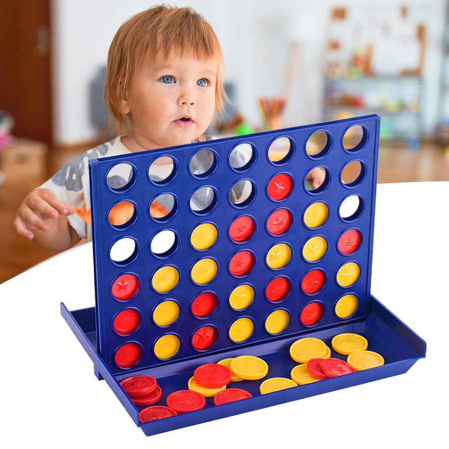 Igeteck 4 in einer Linie Brettspiel 3D Bunt / Mehrfarbig - Bild 3
