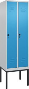 C+P Spind Classic PLUS Spind mit 2 Abteilen, Gestell aus Stahl, Höhe: 212 cm, Breite: 60 cm, Tiefe: 50 cm - Bild 1