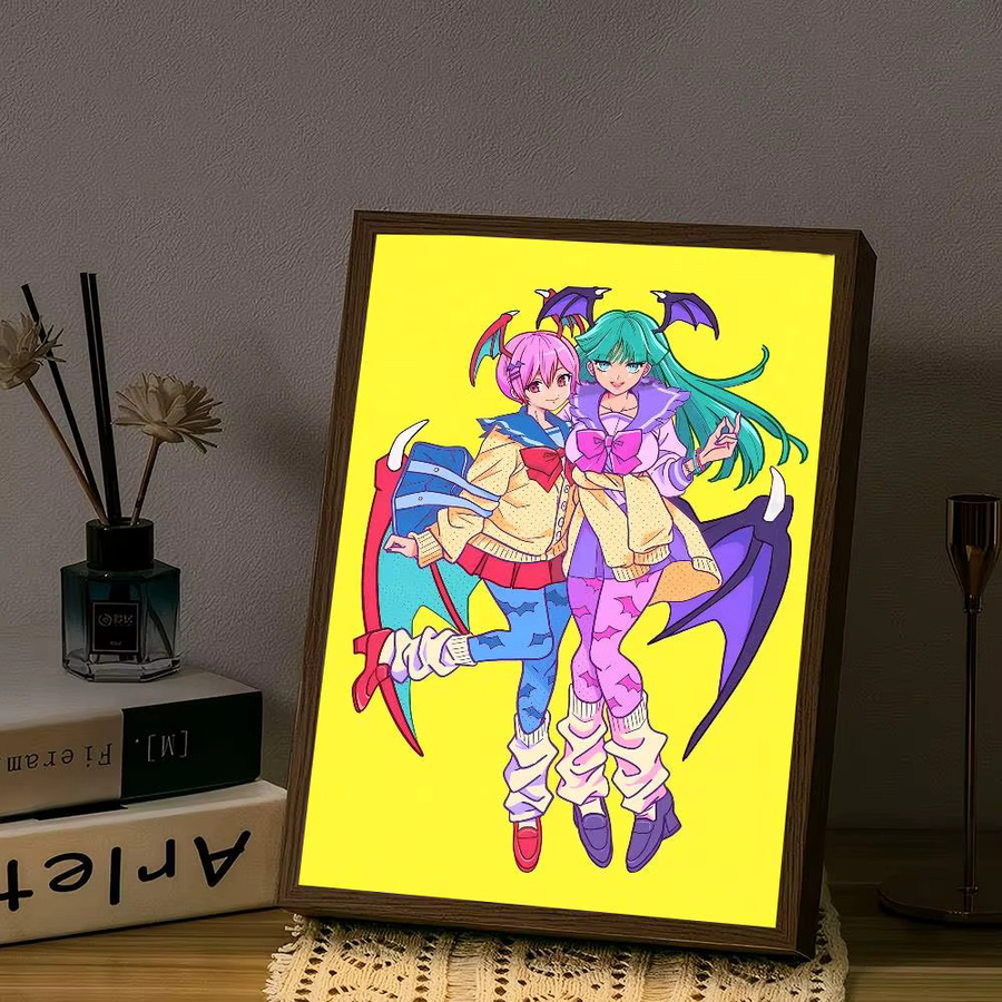 Darkstalkers Klassisches Vintage-Poster als Wanddekoration in Mehrfarbig für Zuhause, Bar oder Café - Bild 5