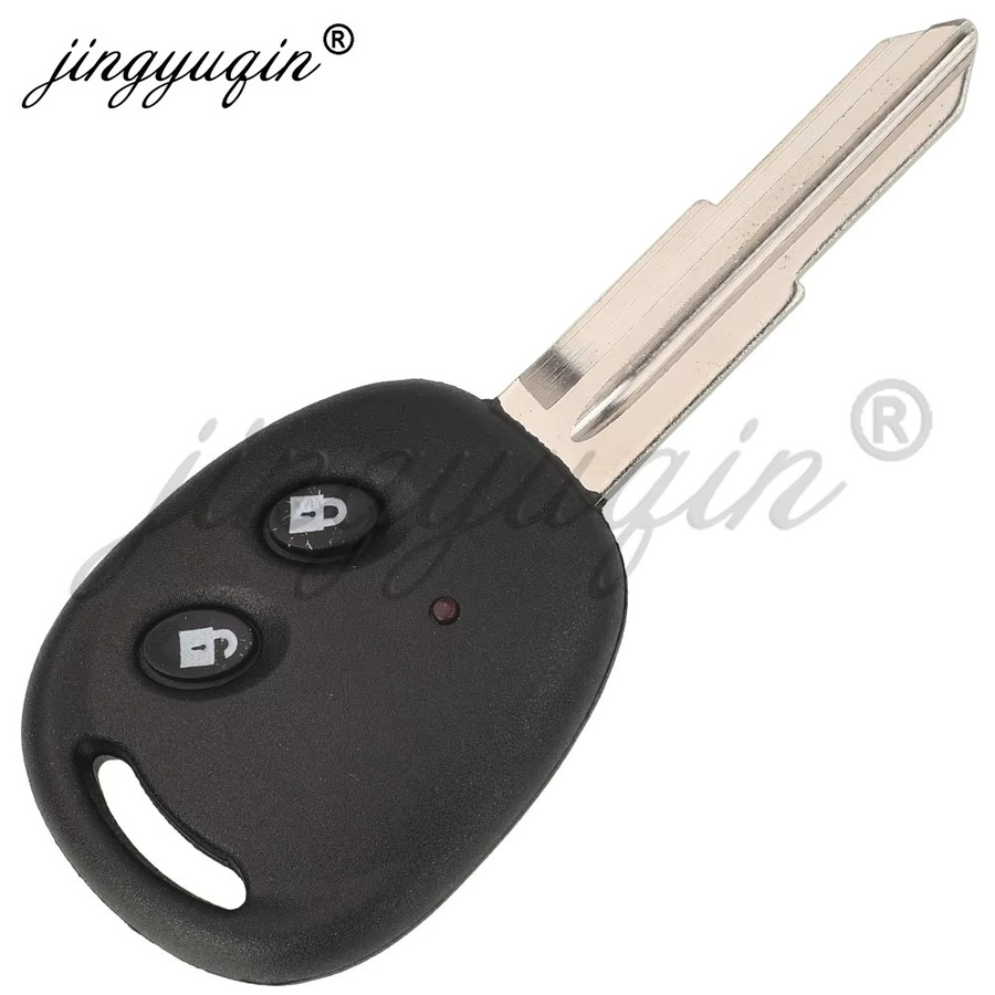 Jingyuqin Auto Fernbedienung Schlüssel für Chevrolet Aveo Kalos Barina 2004-2008 mit 433 MHz FRAGEN ID48 Chip, 2 Tasten, Schwarz, RK940EUT CE0678 - Bild 3