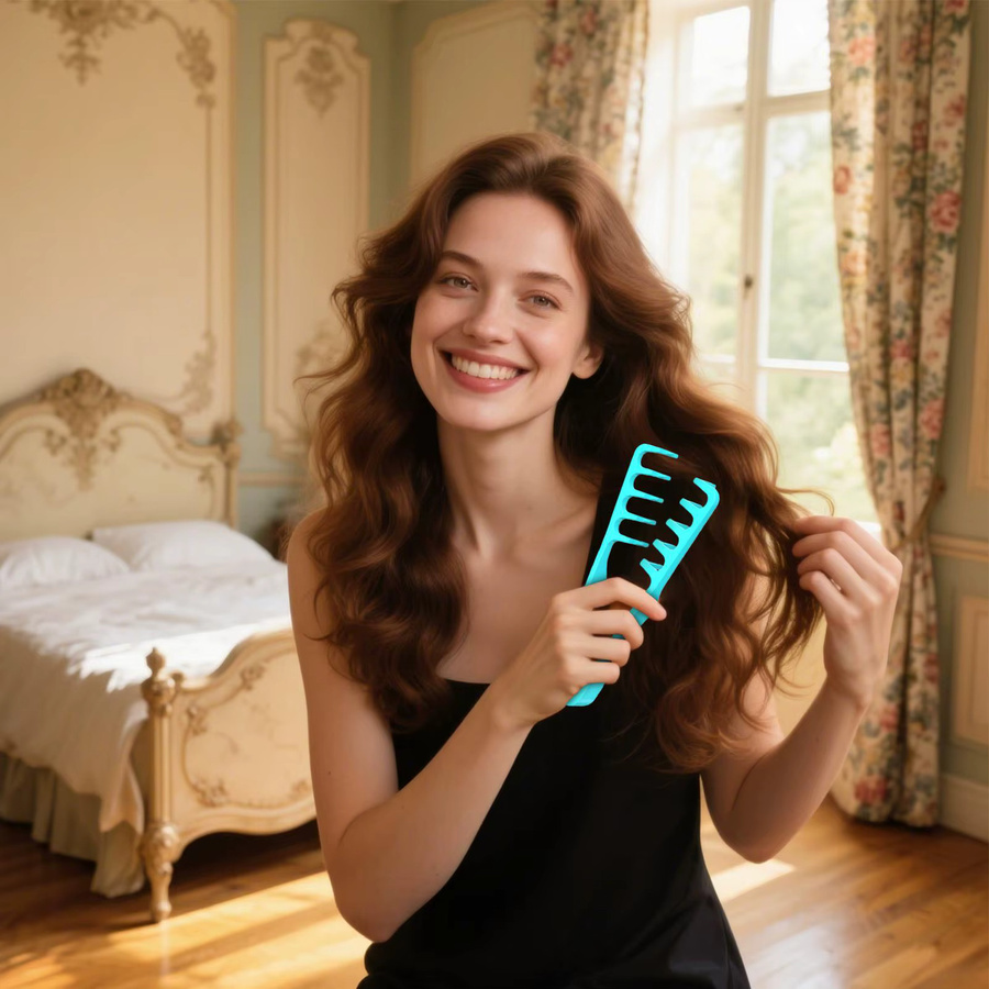 Haarstyling-Kamm für alle Haartypen, Unisex - Bild 2