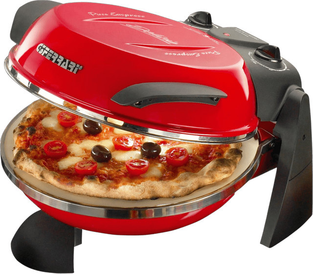 Ferrari Pizzaofen Delizia in Rot mit Timer aus Aluminium und Metall - Bild 1