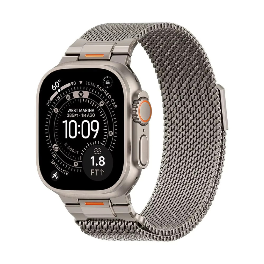 RMUTANE Uhrenarmband Edelstahl, Silber, Unisex - Bild 6