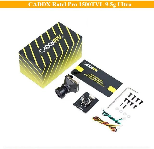 CADDX Mini Ratel Pro 1500TVL FPV Starlight Nachtsichtkamera - Bild 1