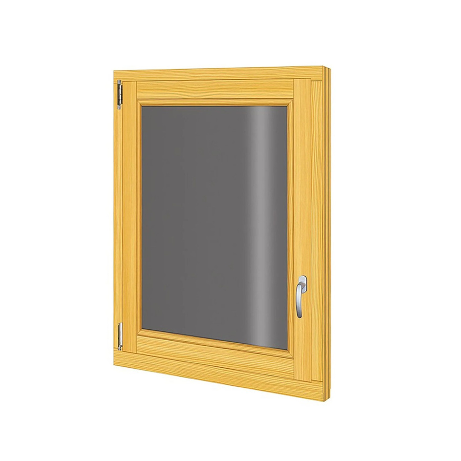 Roro Holzfenster Fichte braun B/H: 78 x 98 cm mit Dreh-Kipp-Funktion - Bild 2