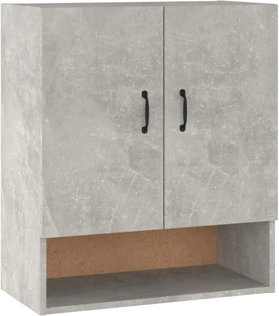 vidaXL Wandschrank aus Holzwerkstoff in Grau, Modell 2, B/T/H: 60 x 31 x 70 cm - Bild 1