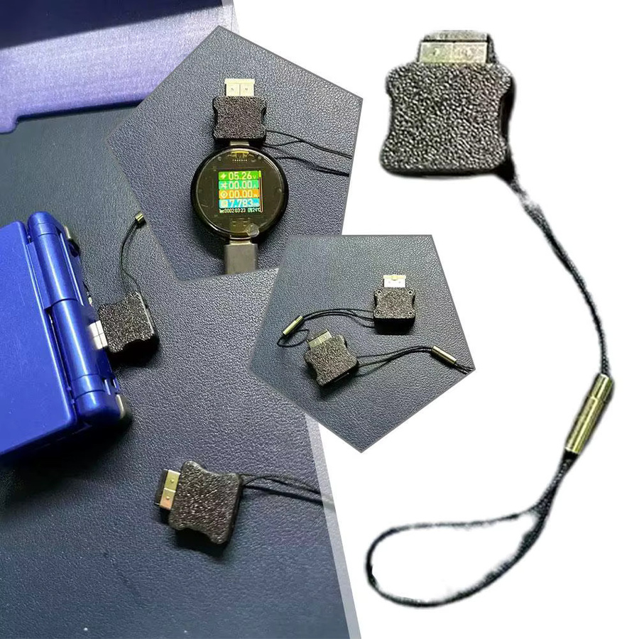 USB-C Ladeadapter für GBA SP Spielkonsolen in Schwarz - Bild 3