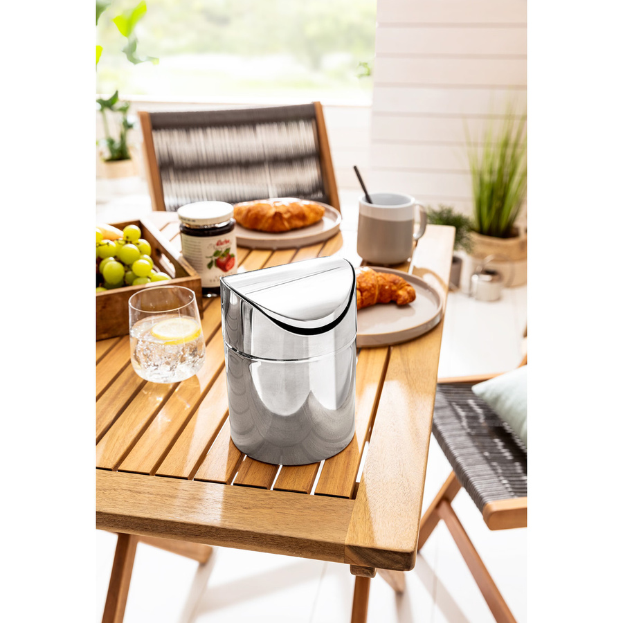 Tischmülleimer Elegance von genialo in Silber, 1 l - Bild 2