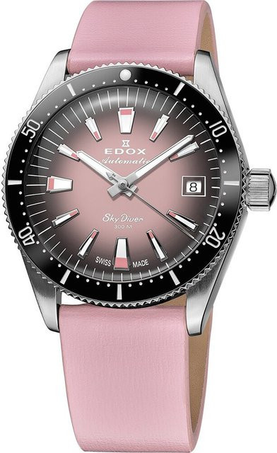 Edox Skydiver Automatik, Edelstahl, 38 mm, Damen, Wechselarmband - Bild 1